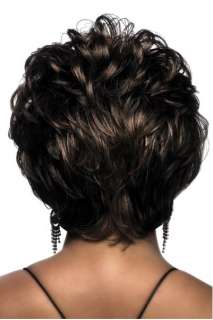 Vivica Fox Beverly Johnson Layered Shag with Tapered Nape Full Wig 