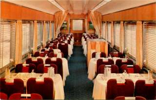 Southern Pacific Streamliner Shasta Daylight Dining Car  