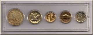 Americas Most Beautiful 5 Coin Set 90% Silver GP  