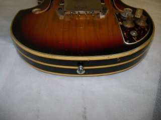 1960s Kent Hollow Body Bass Guitar  