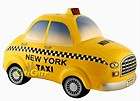 NEW YORK NYC YELLOW TAXI CAP CERAMIC PIGGY COIN BANK