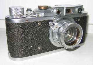 The rarest russian camera FED S C NKVD 1/1000 lens 2/50  