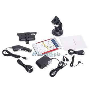   Color TFT Touch Screen Car GPS Navigator With MP3/MP4 Player  