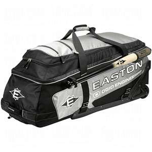 EASTON SLED TEAM EQUIPMENT BAG BLACK/SILVER (Baseball/Softball)  
