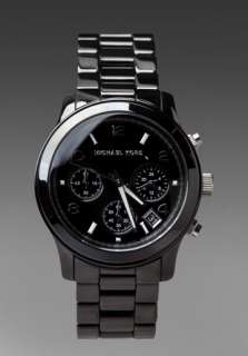 MICHAEL KORS MK5162 Ceramic Watch in Black  