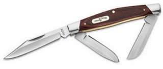 Buck 3 Blade Wood Grain Stockman Pocket Knife 371  