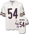 Brian Urlacher Jersey Reebok White Replica #54 Chicago Bears Jersey