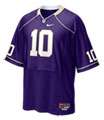   Huskies Football Jersey Nike #10 Purple Replica Football Jersey