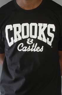 Crooks and Castles The Core Logo DOE Tee in Black  Karmaloop 