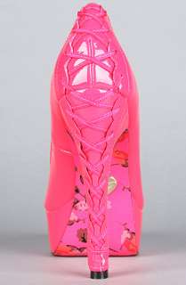 Betsey Johnson The Sitan Shoe in Pink Neon : Karmaloop   Global 