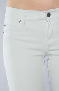 Cheap Monday The Zip Low Jean in Super Washed White  Karmaloop 