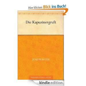 Die Kapuzinergruft eBook Joseph Roth  Kindle Shop