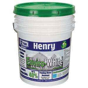 Henry 687 EnviroWhite Roof Coating 4.75 Gallon HE687406 at The Home 