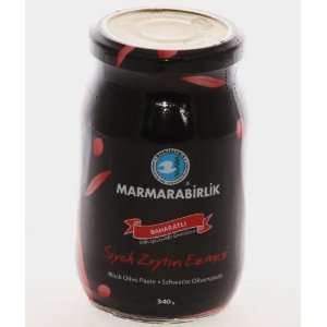 Marmarabirlik   schwarze Olivenpaste mit Kräutern (340g): .de 