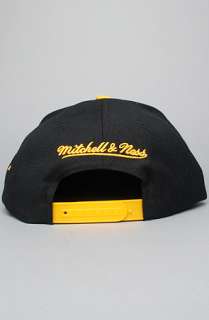 Mitchell & Ness The NHL Wool Snapback Hat in Black Yellow  Karmaloop 