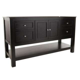Foremost Gazette 60 In. Vanity Cabinet With Single Center Bowl Design 