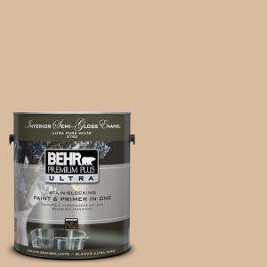 BEHR Premium Plus Ultra #UL140 17 Renoir Bisque Interior Semi Gloss 