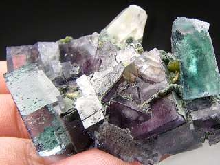 Fluorite and Quartz, Hunan Province, China  
