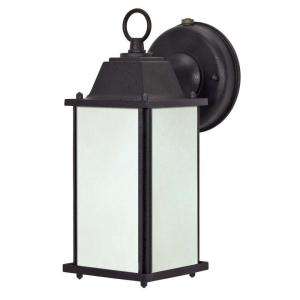   Matters Wall Mount Outdoor Black Lantern HD 2529 at The Home Depot
