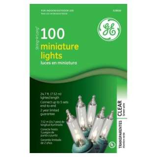 GE 100 Light String A Long Clear Lights (Set of 2) (60426HD) from The 
