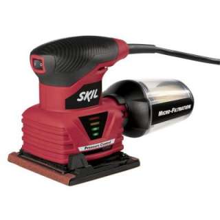  in. Sheet Palm Sander with Pressure Control and Micro Filtration