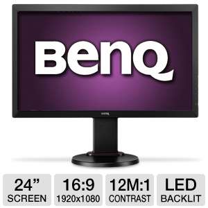 BenQ RL2450HT 24 Class Widescreen LED Backlit Gaming Monitor   1920 x 