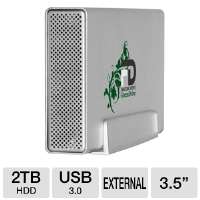 Fantom Drive GD2000U3 GreenDrive3 External Hard Drive   2TB, USB 3.0 