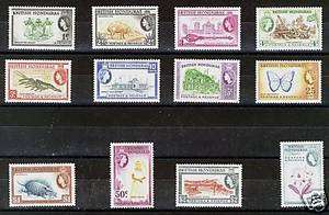 BRITISH HONDURAS 1953 DEFINITIVES SG179/190 MNH  
