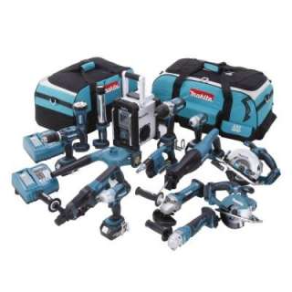 Makita LXT Lithium Ion 18 Volt 15 Tool Combo Kit LXT1500 at The Home 