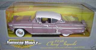 ERTL 1:18 1958 Chevy Impala Coral  