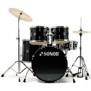 Sonor Force 507 Stage 1 Schlagzeug Schwarz  