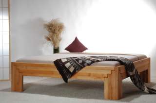 Massivholzbett Beta Plus Bett 100x200 Erle natur Betten  