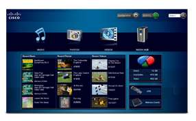 Linksys NMH305 EU Media Hub NAS System mit 500GB S ATA  