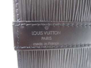 100% Authentic Pre owned Louis Vuitton PETIT BLACK EPI NOE   FREE 