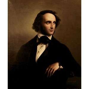 Kunstreproduktion Wilhelm Hensel Felix Mendelssohn Bartholdy / W 