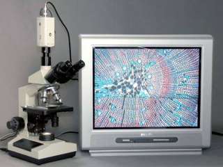 PROFESSIONAL COMPOUND VIDEO MICROSCOPE SYSTEM 40 1600X 013964564006 