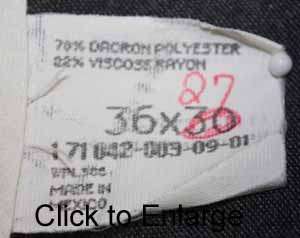   gray dress pants 3a52 brand haggar size desinger s tag size 36 x 30