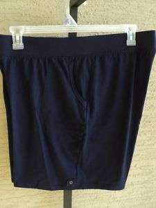NEW WOMENS JUST MY SIZE RELAXED FIT SHORTS 2X NAVY  