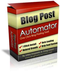 BLOG POST Automator   Blog Content Automated Posting  