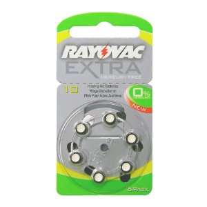 Rayovac Extra Mercury Free Hörgerätebatterie Typ 10  