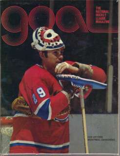 1979 PENGUINS CANADIANS KEN DRYDEN NHL GOAL MAGAZINE  