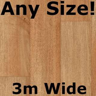Any Size 3m Wide Quality Non Slip Vinyl Oak Wood Lino  