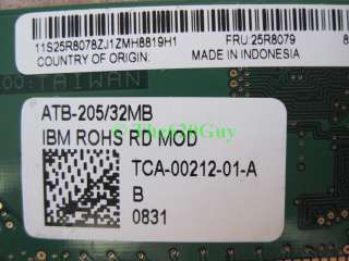 Adaptec ATB 205/32MB IBM 25R8079 ServeRAID 8K SAS  