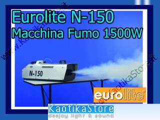 150 EUROLITE FOG MACHINE EUROLITE N 150 1500W macchina del fumo 