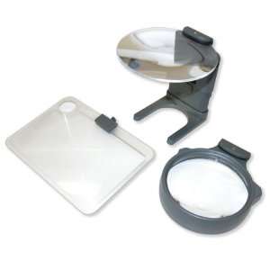  Hands Free LED Lighted Hobby Magnifier: Health & Personal 