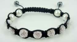   Joblot New Shamballa Style Crystal Disco Ball Fashion Bracelets  