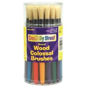  o Chenille Kraft Company o   Wood Brushes, 30/ST, Assorted 