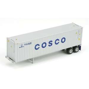  HO RTR 40 Chassis w/Container Cosco #2 Toys & Games