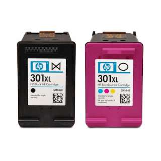 HP 301XL Black & HP 301XL Colour Ink Cartridges
