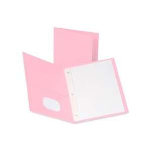  Esselte Twin pocket Pink BCA Portfolios w/fastnrs Office 